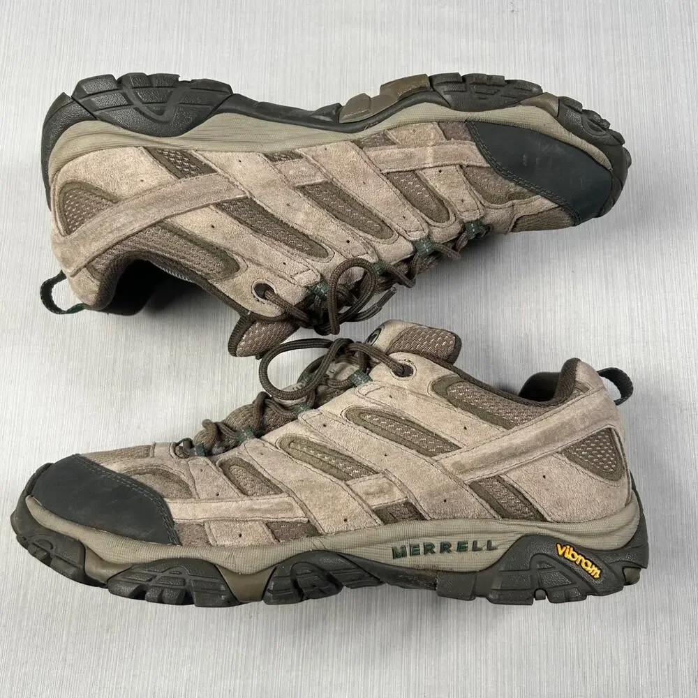 Merrell Moab 2 Vent Hiking Shoes Mens Walnut Brown Suede J033347 US 13